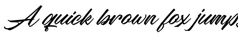 Preview of Kaget Botalies Italic font