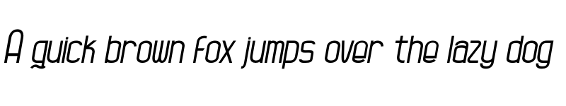 Preview of Kagura Italic font