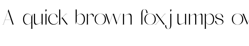 Preview of Kaldera Regular font