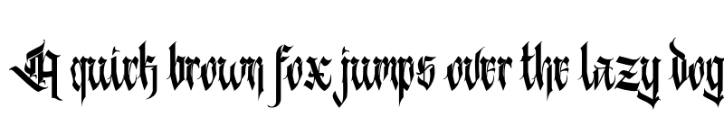 Preview of Kalecius personal use Regular font