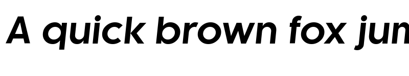 Preview of Kaleko 105 Bold Oblique font