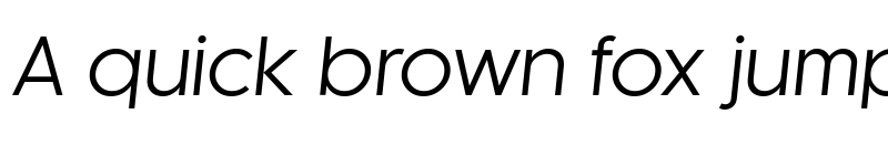 Preview of Kaleko 105 Book Oblique font