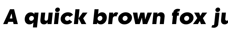 Preview of Kaleko 105 Heavy Oblique font