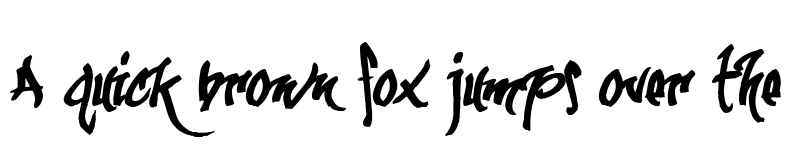 Preview of kaliGraff Regular font