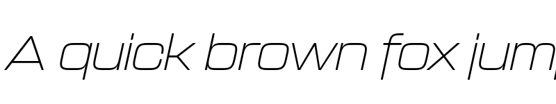 Preview of Kallisto Thin Italic font