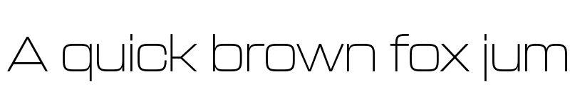 Preview of Kallisto Thin font