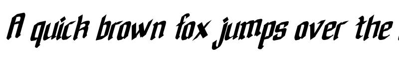 Preview of Kalufa Oblique font
