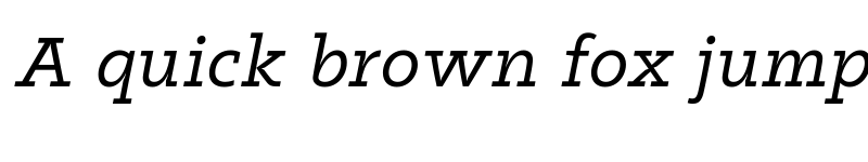 Preview of Kaluny Pro Italic Slab font