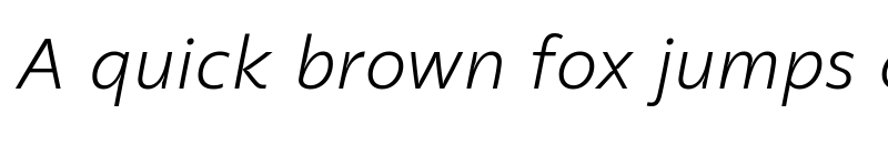 Preview of Kaluny Pro Light Italic font