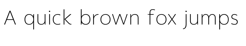 Preview of Kaluny Pro Thin font