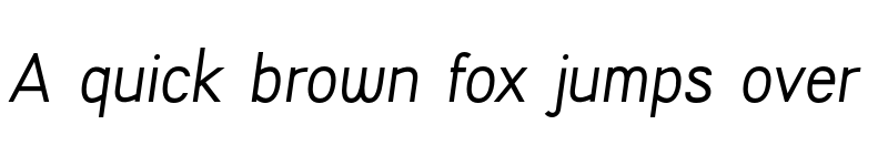 Preview of Kalyant Demo Oblique font