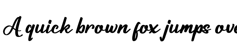 Preview of Kamehaya Bintang Regular font