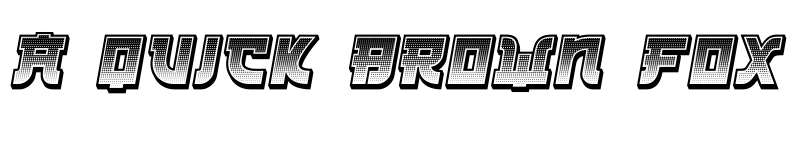 Preview of Kamikaze 3D Gradient Italic font