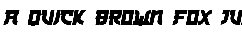 Preview of Kamikaze Italic font