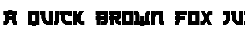 Preview of Kamikaze Regular font