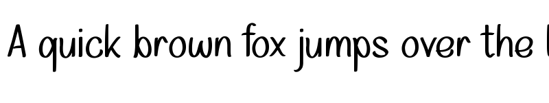 Preview of Kamilia Regular font