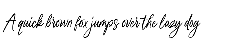Preview of Kamilla Blue Regular font