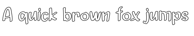 Preview of KAMPRET KOE Regular font