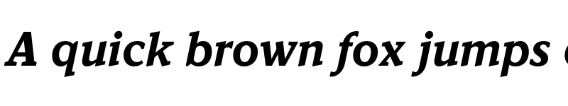 Preview of Kandal Bold Italic font