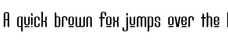 Preview of Kandide Upper Regular font