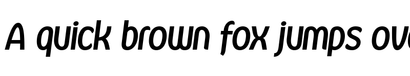 Preview of Kandira PERSONAL Bold Italic font