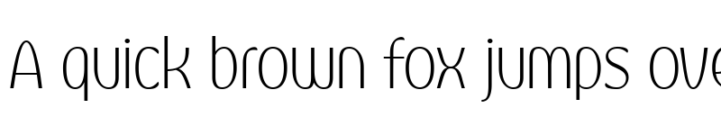 Preview of Kandira PERSONAL ExtraLight font