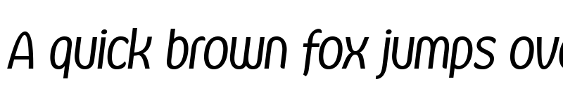 Preview of Kandira PERSONAL Italic font