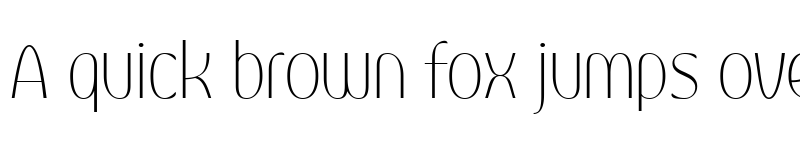 Preview of Kandira PERSONAL Thin font