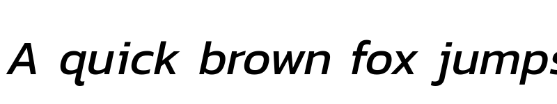 Preview of Kanit Italic font