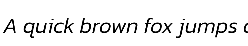 Preview of Kanit Light Italic font