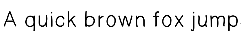 Preview of KaoriGel Medium font