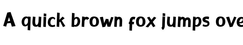 Preview of KAPOW Regular font