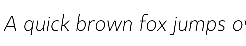 Preview of Kappa Display Light Italic font
