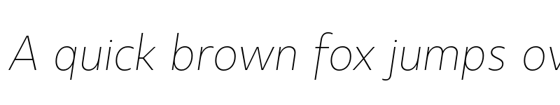 Preview of Kappa Text Thin Italic font