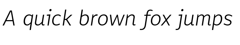 Preview of Karbid Pro Light Italic font