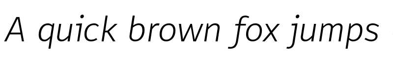 Preview of Karbid Text Pro Light Italic font