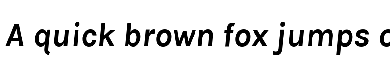 Preview of Karla BoldItalic font