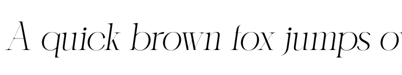 Preview of Karlotte Italic font