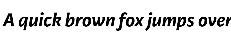 Preview of Karmina Sans Bold Italic font