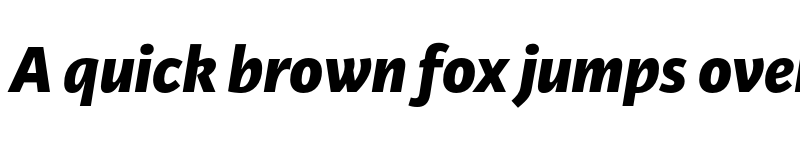 Preview of Karmina Sans ExtraBold Italic font