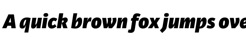 Preview of Karmina Sans Heavy Italic font