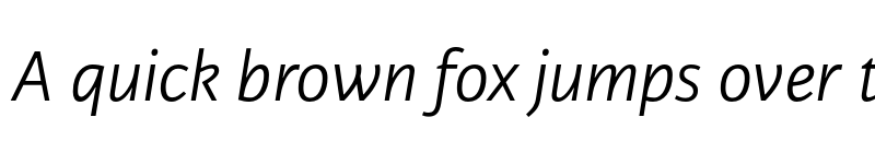 Preview of Karmina Sans Light Italic font