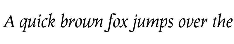 Preview of Karol Italic font