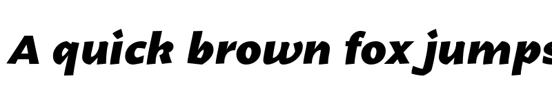 Preview of Karol Sans Black Italic font