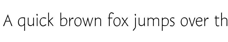 Preview of Karol Sans Light font