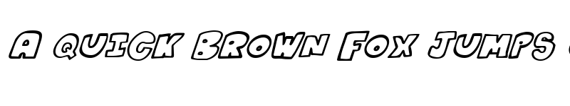 Preview of Kartoons Italic Italic font