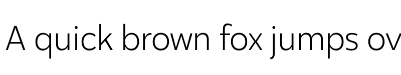 Preview of Karu Light font