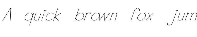 Preview of Kata Bidalan Italic Regular font