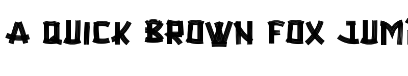 Preview of KATANA Regular font