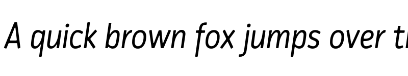 Preview of Katarine Italic font